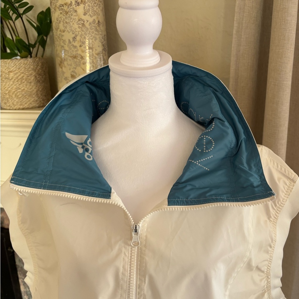 Stella McCartney x Adidas white and blue vest woman’s small - Picture 4 of 10